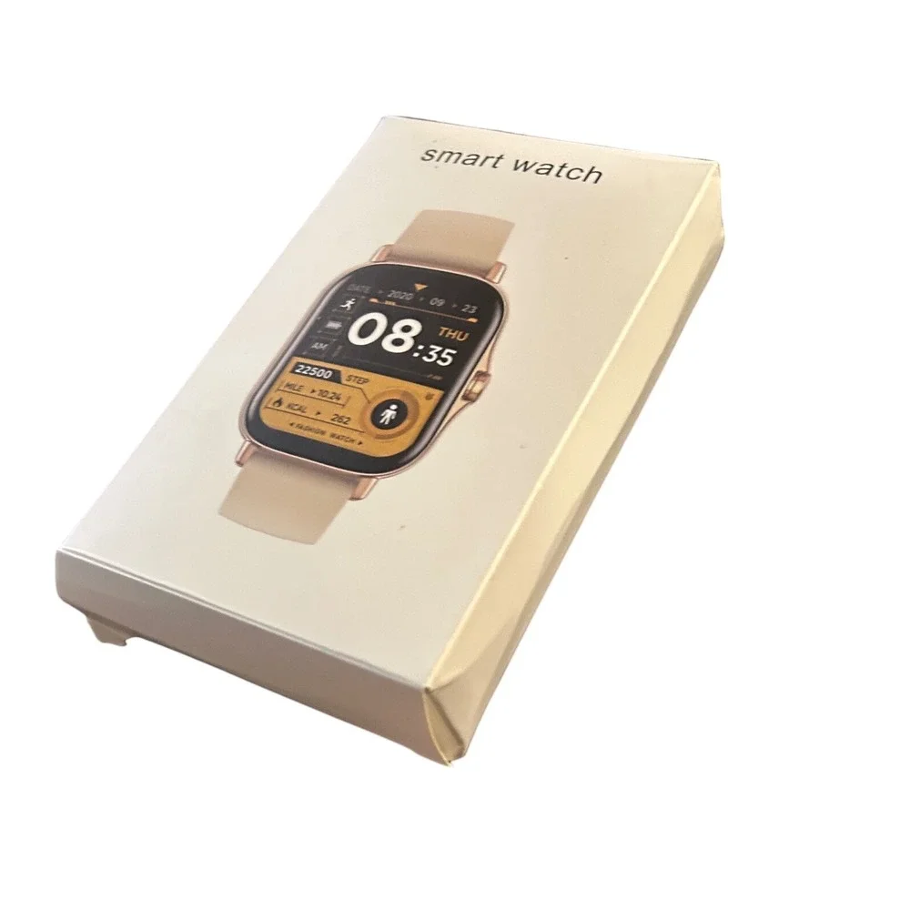 Smart Watch Fitness Tracker Activity Sleep Monitor Rose Gold Beige